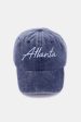 Zenana Washed ATLANTA Embroidered Baseball Cap Online Sale