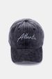 Zenana Washed ATLANTA Embroidered Baseball Cap Online Sale