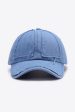 Distressed Adjustable Baseball Cap on Sale