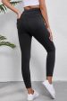 Black Skinny Fit Ankle High Waist Jeans For Discount