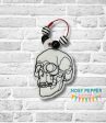 Skull puff bookmark ornament bag tag 2024 Skill Builder Bundle 2.0 machine embroidery design DIGITAL DOWNLOAD Supply