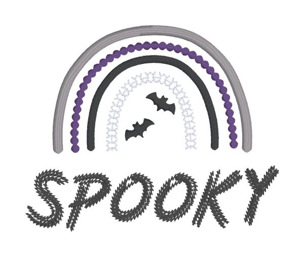 Spooky machine embroidery design (4 sizes included) DIGITAL DOWNLOAD Hot on Sale